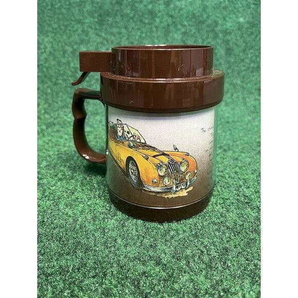 Vintage 1978 Dart Thermo-Serv JAG Jaguar Champagne of Cars Lidded Cup - Picture 4 of 7